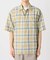 T/C ガーゼ オンブレチェック 半袖シャツ
