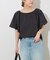 ギャザーネックショートスリーブ