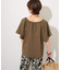 ギャザーネックショートスリーブ