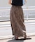 《追加2》【THOUSAND MILE/サウザンドマイル】WAVE ADJUST SKIRT ZEBRA