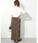 《追加2》【THOUSAND MILE/サウザンドマイル】WAVE ADJUST SKIRT ZEBRA