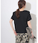 天竺ラッフルショルダーTEE