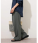 OXストレッチギャザータックパンツ