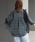 《追加》コットンローンチェックオーバーサイズシャツ