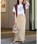 ヴィンテージサテンベイカースカート
