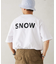 SNOW PEAK / スノーピーク 別注 ”PEAK SNOW” ロゴTシャツ