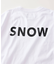 SNOW PEAK / スノーピーク 別注 ”PEAK SNOW” ロゴTシャツ