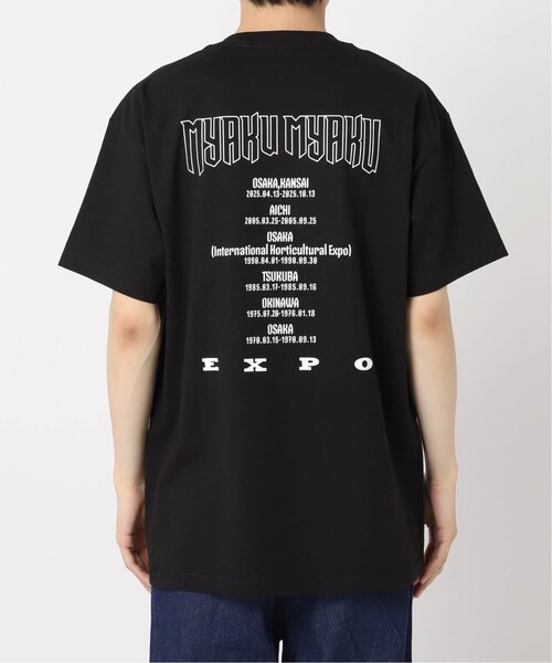 EXPO MYAKU-MYAKU Tシャツ　ジャーナルスタンダードレリューム別注 ミャクミャク 別注 ロックツアーTシャツ｜ジャーナルスタンダード