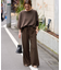 カットジャージーラインパンツ