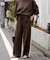 カットジャージーラインパンツ