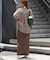 ［25AW新作 / 抗菌防臭 / 接触冷感］OEスリットマキシスカート