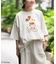 【GOOD ROCK SPEED】＜MICKEY MOUSE＞フロッキープリントTシャツ