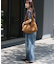 《WEB限定追加》別注【AULENTTI/オウレンティ】スウェードトートバッグ