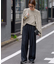 ［25AW新作］シアーベロアクルーネックロングTEE