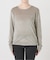 ［25AW新作］シアーベロアクルーネックロングTEE