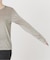 ［25AW新作］シアーベロアクルーネックロングTEE