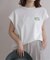 フレンチスリーブロゴTシャツ