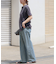 コットンストライプパンツ