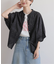 コットンカットワーク刺繍ポンチョブラウス
