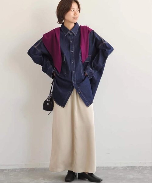 追加》【LANCER/ランサー】デニムビッグシャツ｜ジャーナル