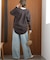 別注【Hanes / ヘインズ】ワッフルヘンリーネックプルオーバー