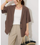 シアーハーフスリーブジャケット