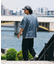 吸水速乾 RUSSELL ATHLETIC 別注 Dri-Power(R) ベースボールシャツ