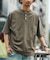 Healthknit / ヘルスニット 別注 ヘンリーネックTシャツ