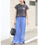《一部WEB限定追加5》麻スリットイージーパンツ