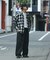 レーヨン アンカット フリンジ チェックシャツ