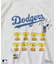 PEANUTS 別注 MLB ベースボール プリントTシャツ