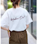 《追加》［25AW新作］刺繍ロゴハーフスリーブT