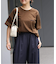《追加》［25AW新作］刺繍ロゴハーフスリーブT