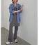 コンパクトコットンストライプビッグシャツ