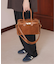 【AULENTTI/オウレンティ】サイドスウェードボストンバッグ
