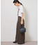 ツイーディーツイルタックワイドパンツ