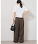 ツイーディーツイルタックワイドパンツ