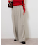 ツイーディーツイルタックワイドパンツ