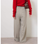 ツイーディーツイルタックワイドパンツ
