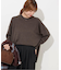《一部WEB限定追加 / 新色》BiellaYarnワイドクルーネックプルオーバー