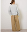 ［25AW新作］【RENA x relume】スカーフ付きロングスリーブTEE