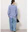 ［25AW新作］ハイカウントストライプスタンドカラー2way