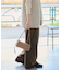 《追加》ウォッシャブルサージストレッチタックワイドパンツ