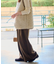 《追加》ウォッシャブルサージストレッチタックワイドパンツ