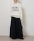 《一部WEB限定》［25AW新作］コットンカシミヤミックスロゴニット