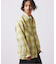 リング オンブレーチェックシャツ