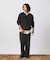 クラフト デニム ワイド ストレート パンツ