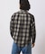 フランネル オンブレ チェック シャツ