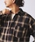 フランネル オンブレ チェック シャツ