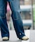 ＜Relume Jeans＞リメイク ライトオンス デニムペインターパンツ